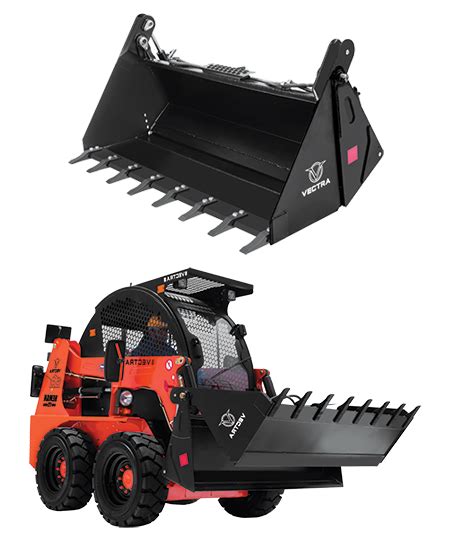 vectra skid steer|vert skid steer attachment.